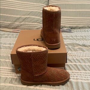 UGG Tan Shearling Boots